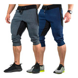 Kit 2 Bermudas Corsário2 Masculino Fitness Escaping