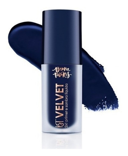 Bt Velvet 2x1 Primer Sombra Bruna Tavares - Cor Navy