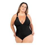 Maio Plus Size Body Duplo Alta Compressão Envio Imediato