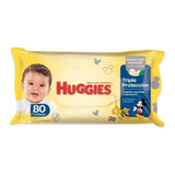 Toallitas Huggies Triple Protección  320 Un (80 Un X 4pqt)