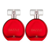 Perfume Feminino Dazzle Color Vermelho 60ml - Kit C/2und