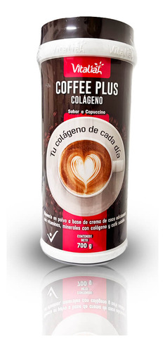 Colágeno Coffee Plus Sabor Capuchino  X 700 Gr