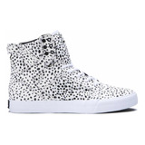 Tenis Supra Skytop Spot White Black Mens