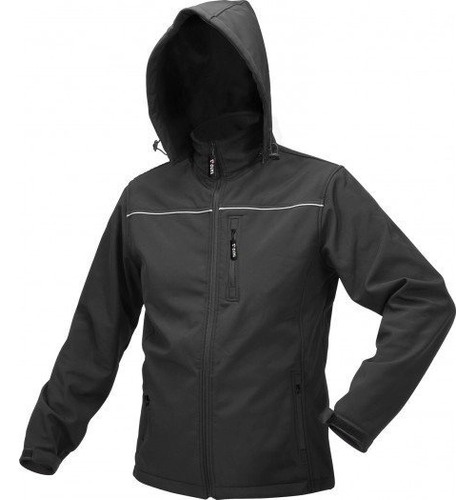 Chaqueta Softshell C/capucha Negra - Yato