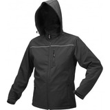 Chaqueta Softshell C/capucha Negra - Yato