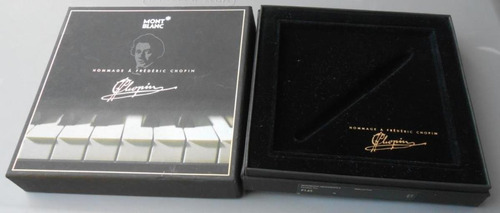 Estuche Caja Vacia D Pluma Montblanc Fuente Frederic Chopin 