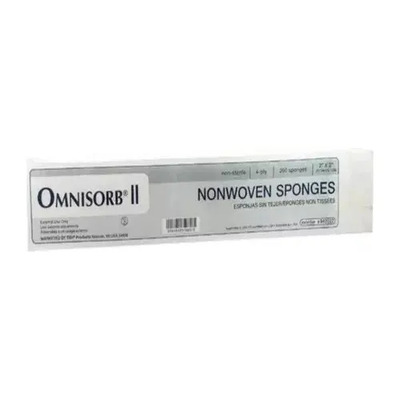 Esponja Omnisorb Faciales 2x2puLG ( 5x5 Cm) 200pz Color Blanco | Meses sin interés