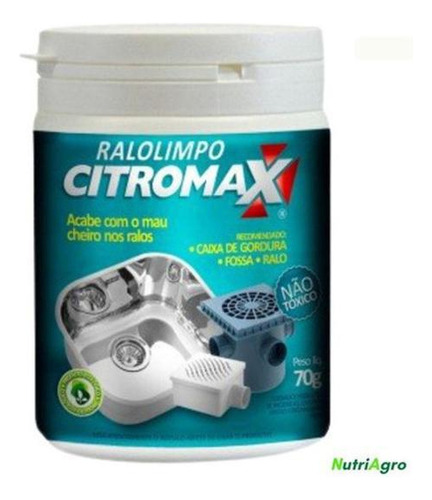 Limpa Caixa De Gordura Fossa Ralo Cano Citromax 70 Gramas