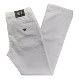 Jean Hombre Armani Blanco