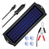 Cargador Solar De 3 5w 12v Batería De Automóvil Portã...