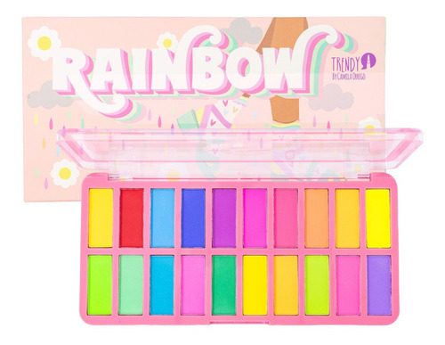Sombra Rainbow Neón Trendy - g a $35000