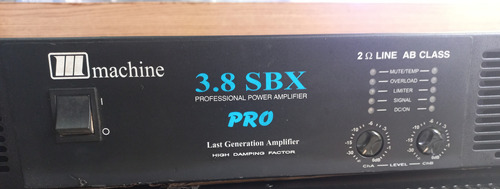 Amplificador Machine 3.8 Sbx Pro 2 Ohms