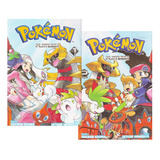 Manga Pokémon Coleção Platinum Arco Completo Em 2 Volumes