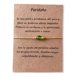 Pulsera Peridoto Piedra Natural Original Chakras Yoga