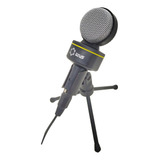Microfone Condensador Omnidirecional Lotus Preto Lt-mi007