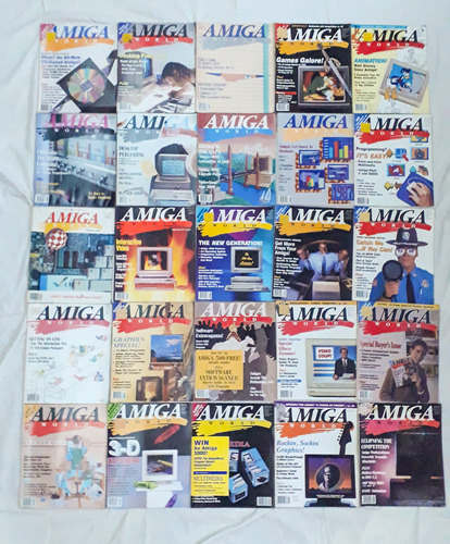Lote 65 Revistas Amiga World Usa Commodore