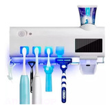 Soporte Cepillos Esterilizador Uv Dispensador Crema Dental