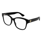 Lentes Ópticos Negro Gucci Gg1340o004