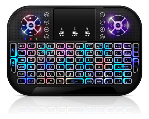 Mini Teclado Y Mouse (touchpad) Inalámbrico Para Videojuegos