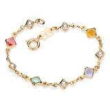 Pulseira  Infantil Com Pedras Colori -550851-rommanel