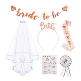 Diadema Para Fiesta Bride To Be, Accesorio Para Novia