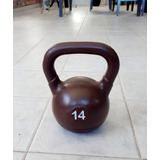 Pesa Rusa Kettlebell 14 Kg Pvc Reforzada Mir Fitness Usada