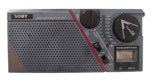 Rádio Portátil Sony Tcr-380 Clock Rádio Quartz S/ Funcionar 