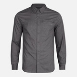 Camisa Hombre Rosselot Long Sleeve Q-dry Gris Oscuro Lippi