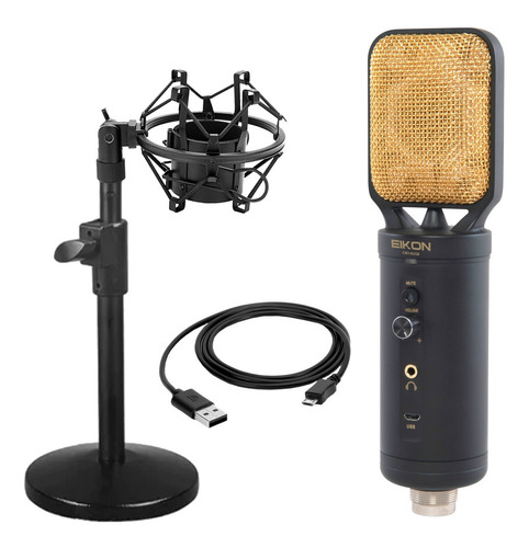 Kit Proel Para Pc Microfono Usb Brazo Filtro Cables