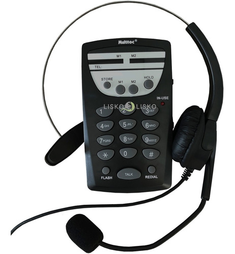 Kit C/4 Fone Operador Headset Telemarketing Muhs30 -multitoc