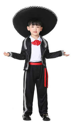 Yemyiqz Niño Disfraz Mexicano Niños Tradicional Mariachi Dan