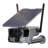 Câmera De Segurança Solar Wifi Externa 8mp 4k 4x