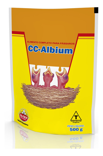 Alimento Para Filhotes De Pássaros Biotron Cc-albium 500g