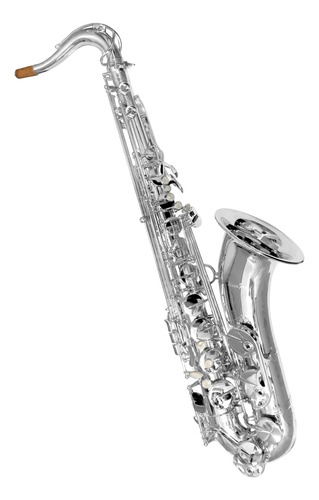Saxofón Tenor Silvertone Slsx026 Niquelado Con Estuche