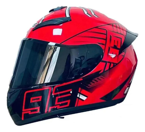 Casco Motociclista Con  Certificado De Seguridad Profecional