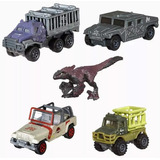 Matchbox Jurassic World Auto 1:64 Pack X 5 Mattel Tiendajyh