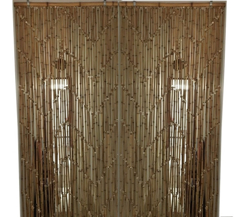 Cortina De Bambu Natural Tamanho: 90 X 180 Cm