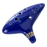 Ocarina Musical Alto Portátil De 12 Orificios. Ocarina Con B