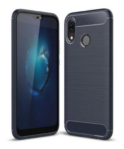 Funda Estuche Fibra Carbono Compatible Con Huawei P20 Lite