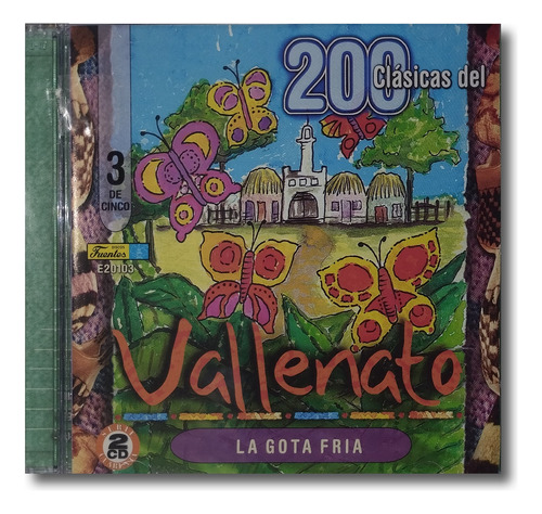 200 Clasicas Del Vallenato - La Gota Fria - 2 Cd