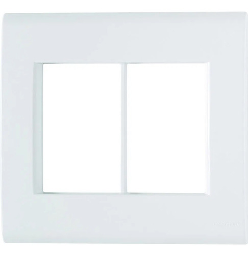 Placa 4x4 6 Módulos Com Suporte Branco 57106/031 Tramontina Liz