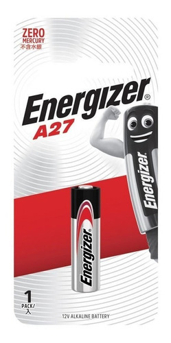 Pila Bateria Alcalina A27 Energizer 12v Control Remoto 27a