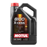 Aceite De Motor 8100 X-clean 5w40 Botella De 5 Litros Motul