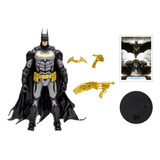 Batman Arkham Knight Prestige Suit Gold Mcfarlane Toys