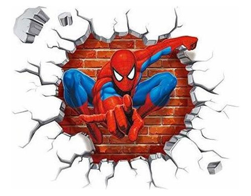 Pegatinas De Pared De Spiderman Diy Extraíble Spiderman Ni