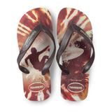 Havaianas Ojotas Hombre Surf Blanco/café Originales-cu