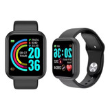 Smartwatch Reloj Inteligente D20 Combo X2 Unidades En Negro!