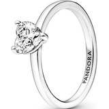 Anillo Pandora Solitario Corazón Resplandeciente 2023