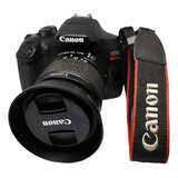 Camara Canon Eos T6 18-55 Impecable Caja Orig + Parasol +uv