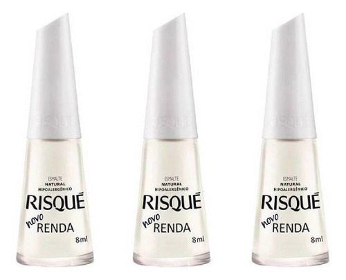 Kit Esmalte Renda 3 Unidades - Risque